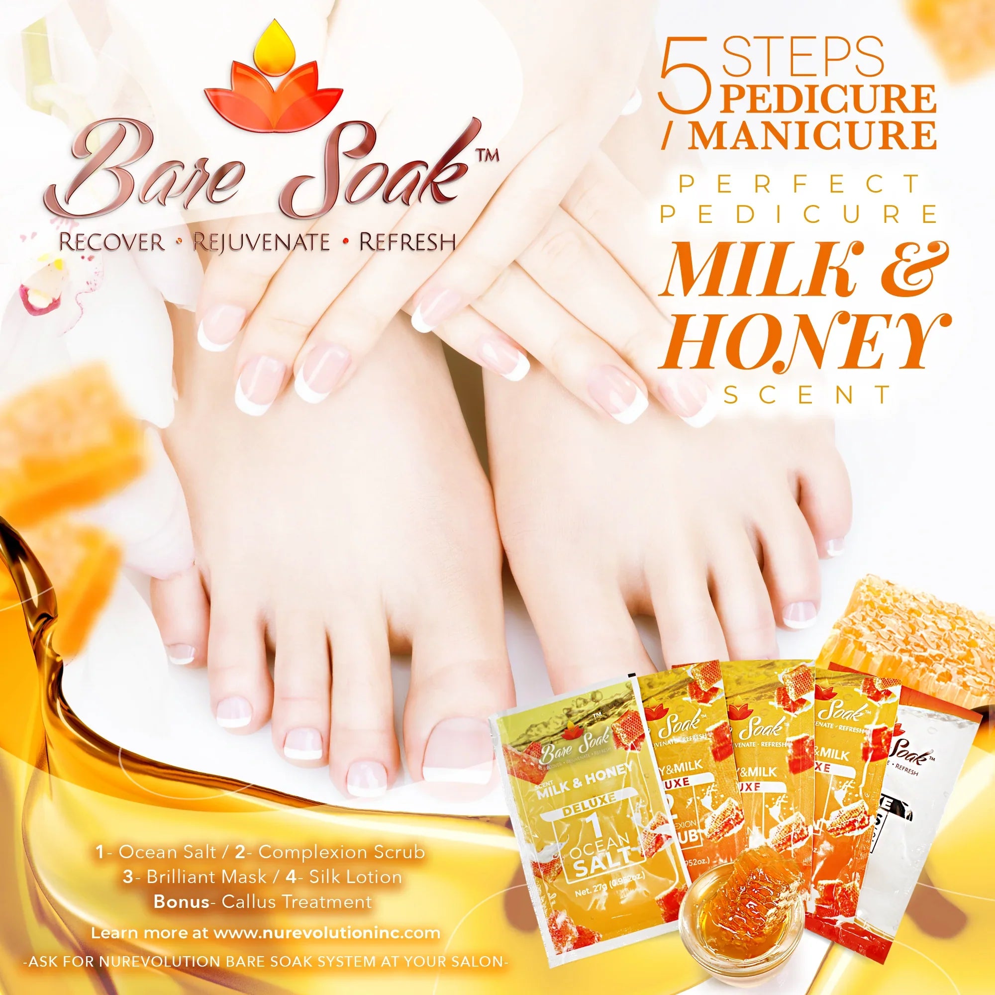 NuRevolution BareSoak - Milk & Honey