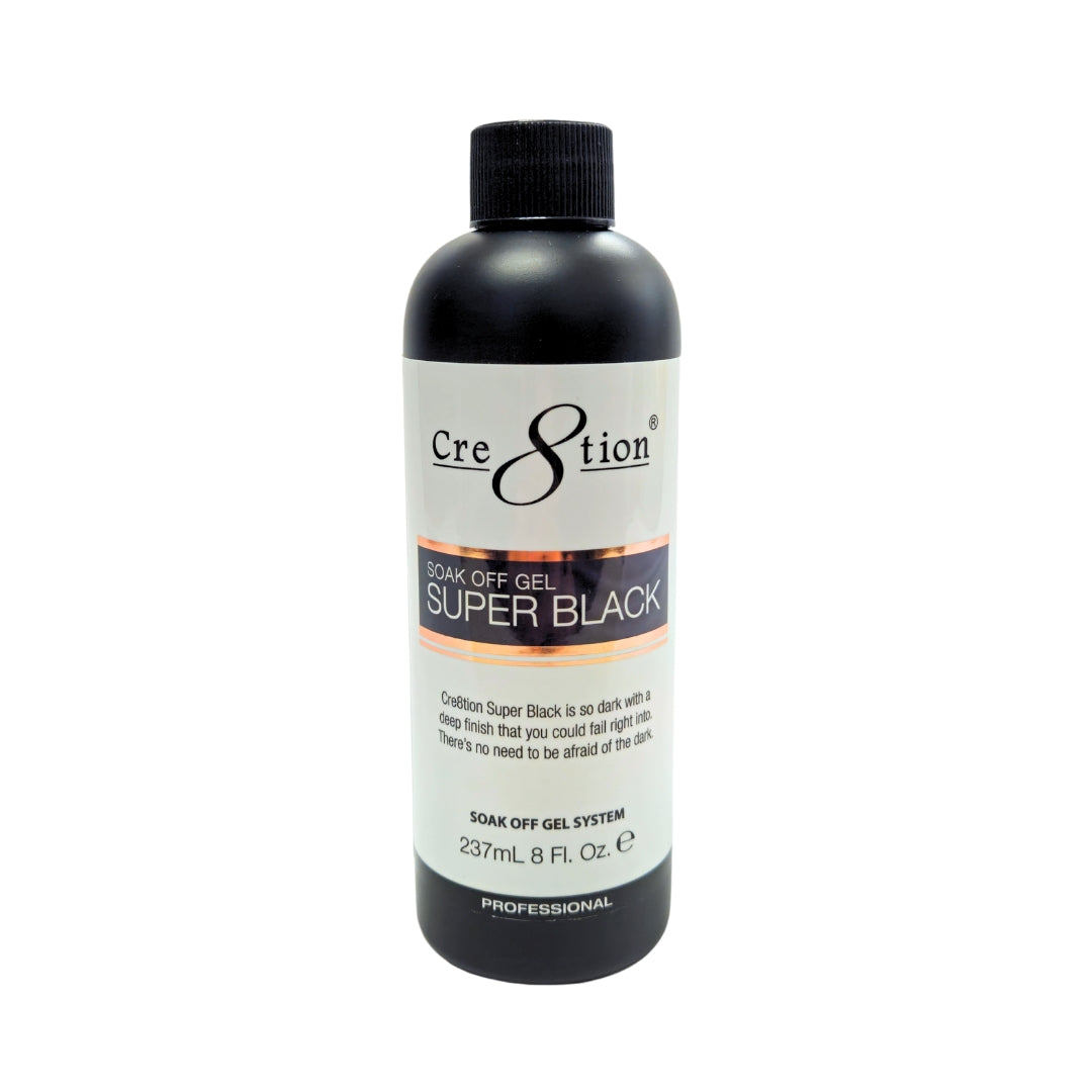 Cre8tion Soak Off Super Black