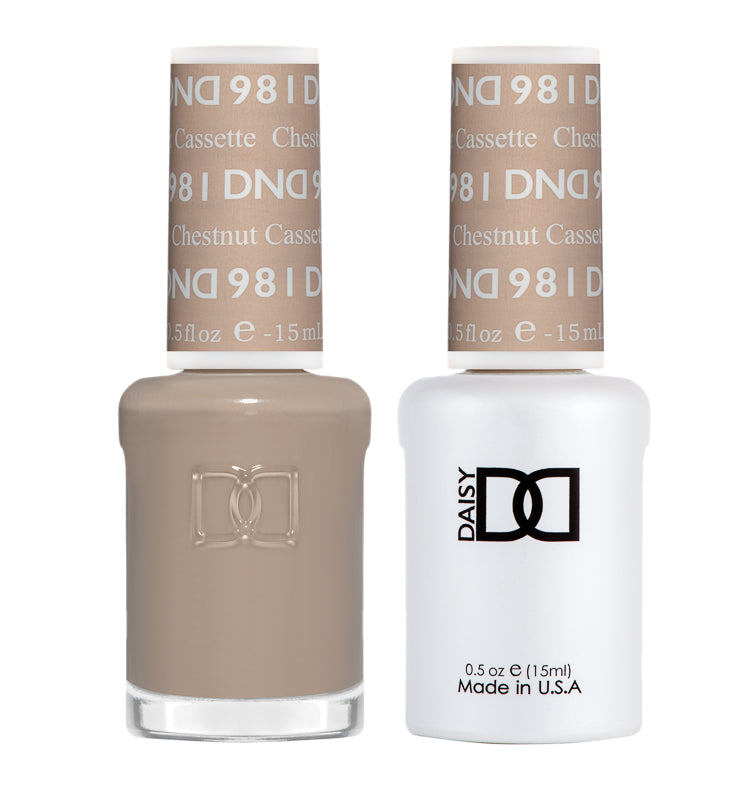 DND Gel Duo - Chestnut Cassette - 981