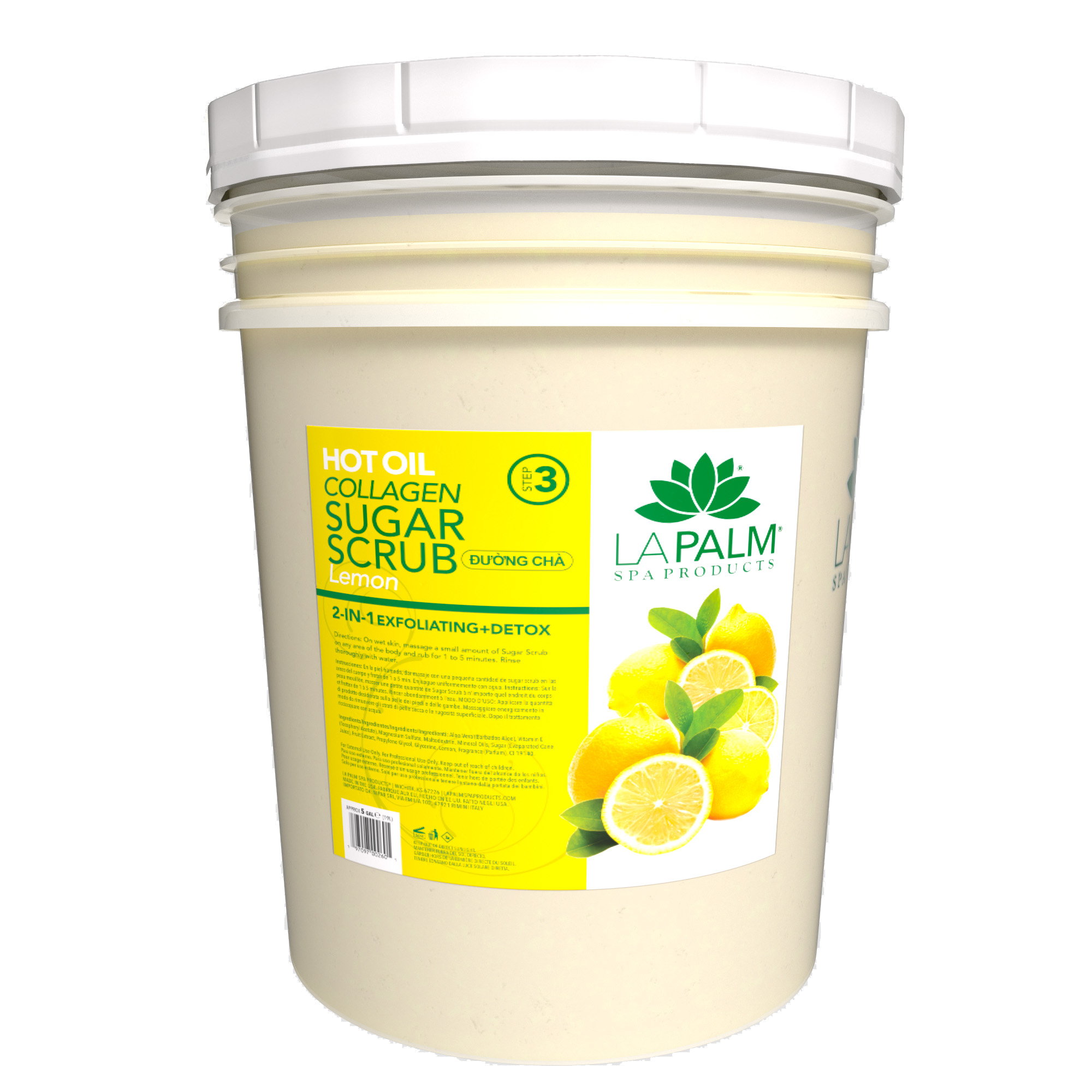 La Palm Hot Oil Sugar Scrub Lemon