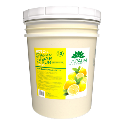 La Palm Hot Oil Sugar Scrub Lemon