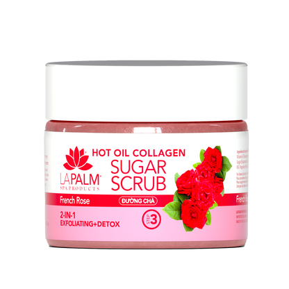 Hot Oil Sugar Scrub French Rose by La Palm