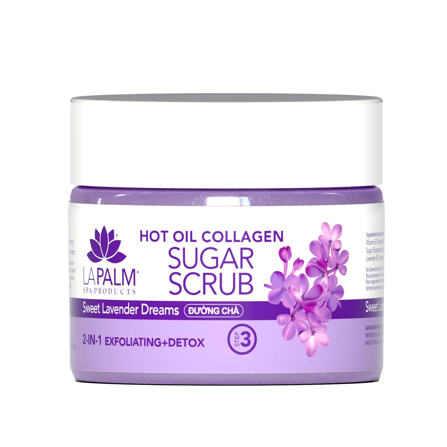 Hot Oil Sugar Scrub Sweet Lavender by La Palm