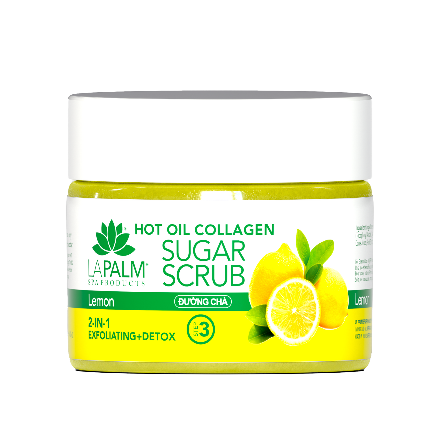 Hot Oil Sugar Scrub Lemon by La Palm