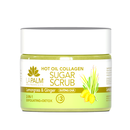 La Palm Hot Oil Sugar Scrub Lemongrass &amp; Ginger