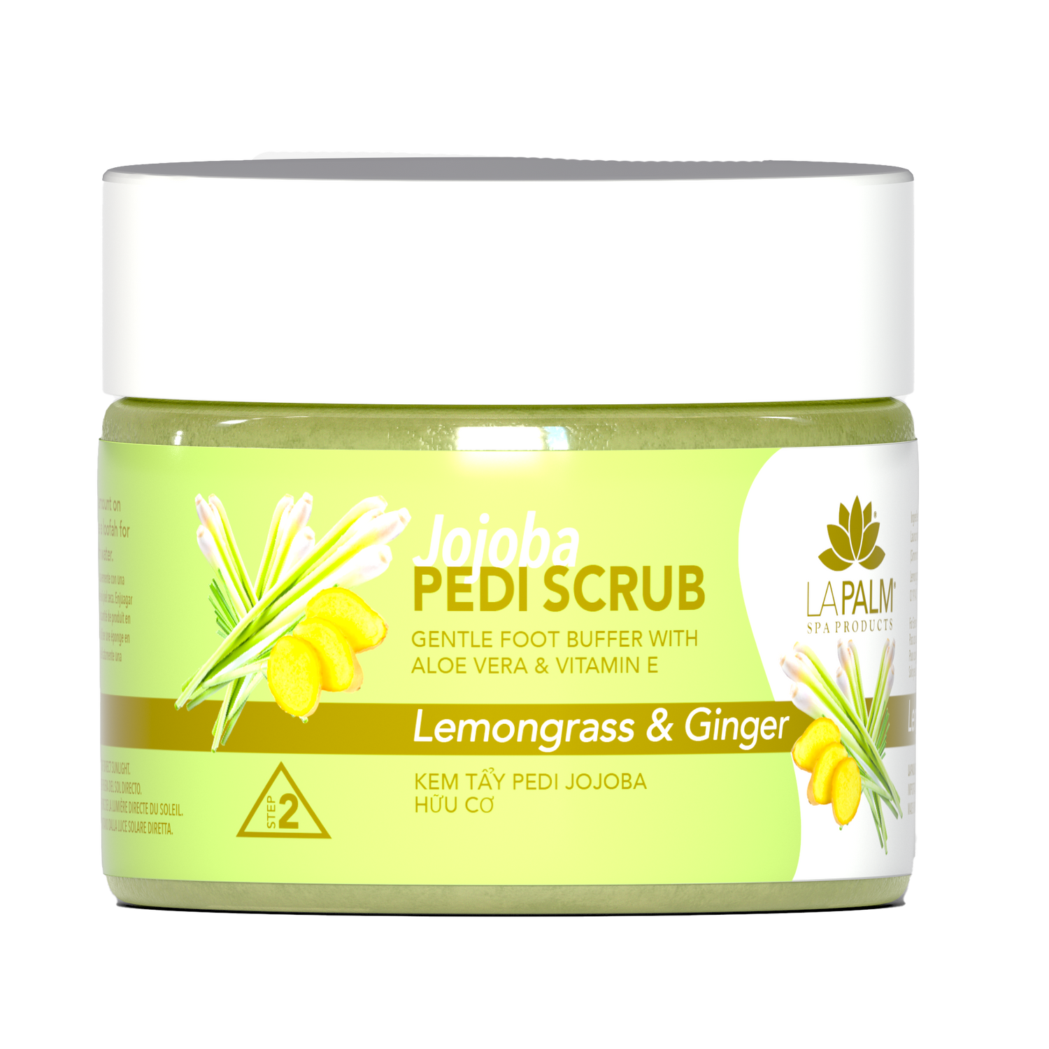 La Palm Jojoba Pedi Scrub Lemongrass &amp; Ginger