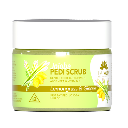 La Palm Jojoba Pedi Scrub Lemongrass &amp; Ginger