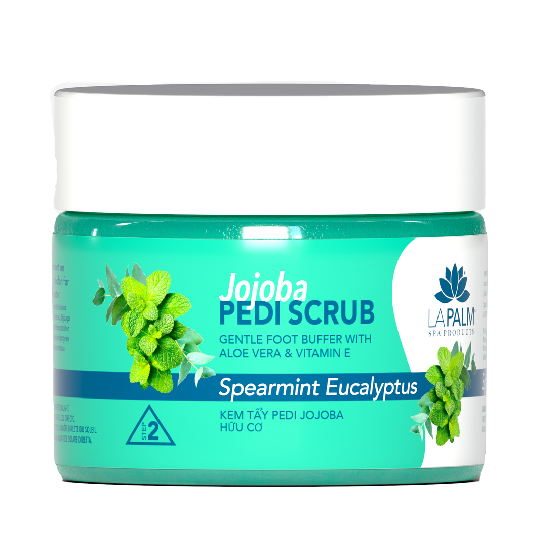 Jojoba Pedi Scrub Spearmint Eucalyptus by La Palm