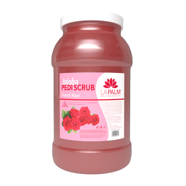 La Palm Jojoba Pedi Scrub French Rose