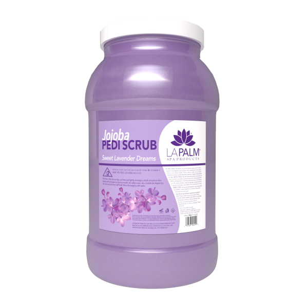 La Palm Jojoba Pedi Scrub Lavender