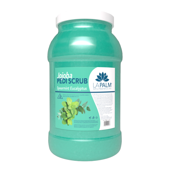 La Palm Jojoba Pedi Scrub Spearmint Eucalyptus