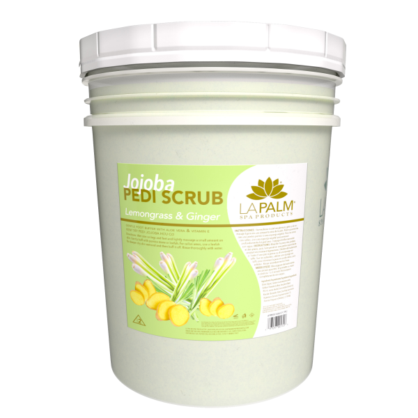 Jojoba Pedi Scrub Lemongrass &amp; Ginger by La Palm