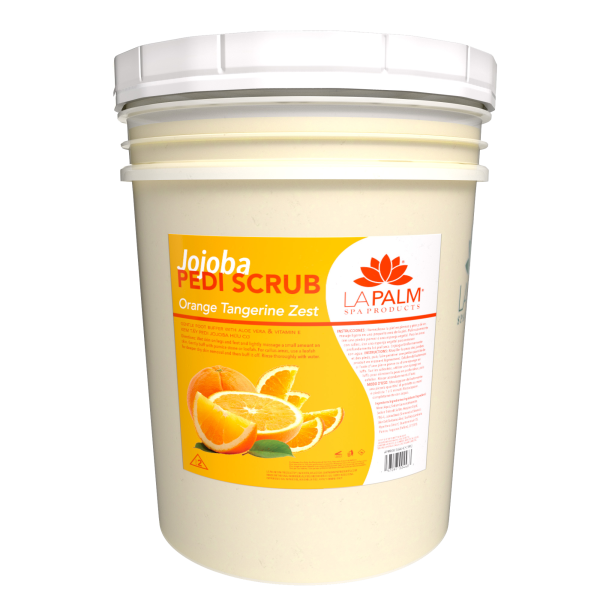 Jojoba Pedi Scrub Orange Tangerine Zest by La Palm