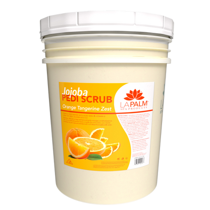 La Palm Jojoba Pedi Scrub Orange Tangerine Zest