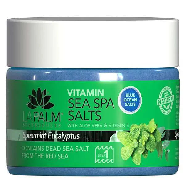 Vitamin Sea Spa Salts Spearmint Eucalyptus by La Palm