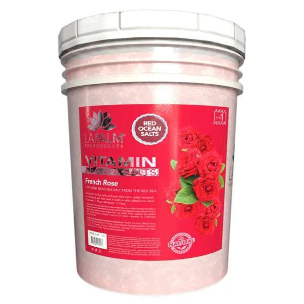 Vitamin Sea Spa Salts French Rose by La Palm