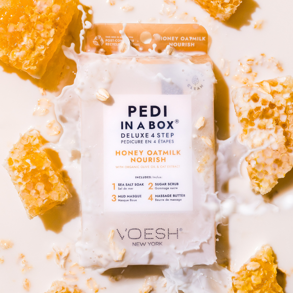 Voesh Pedi in a Box Deluxe 4 Step - Honey Oatmilk Nourish