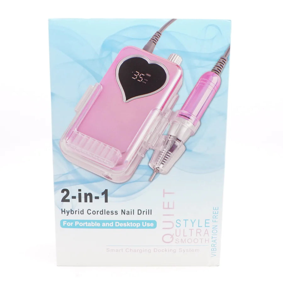 2 in 1 hybrid cordless nail drill