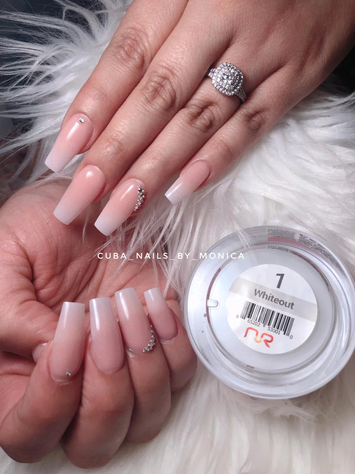 NuRevolution Trio Dip/Acrylic Powder 001 Whiteout