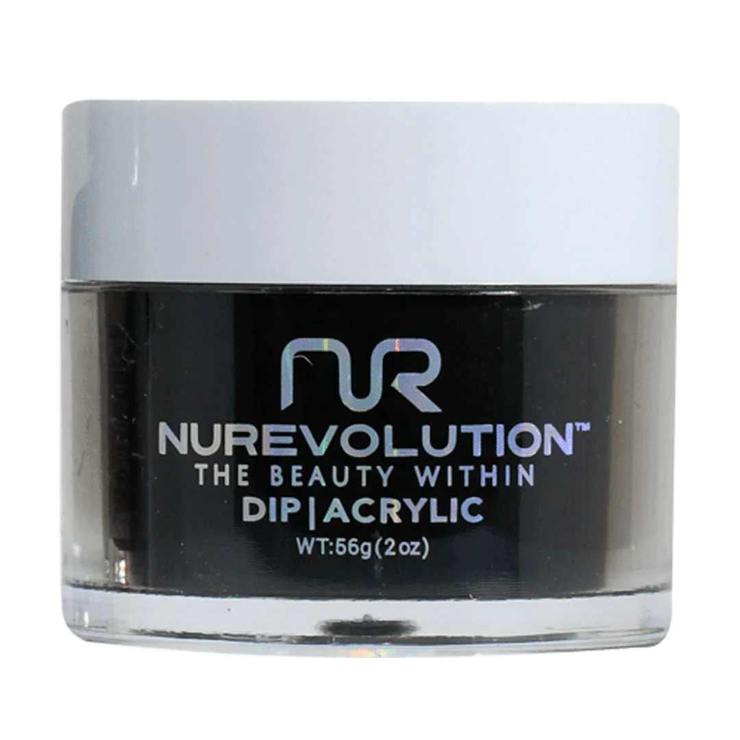NuRevolution Trio Dip/Acrylic Powder 002 Blackout