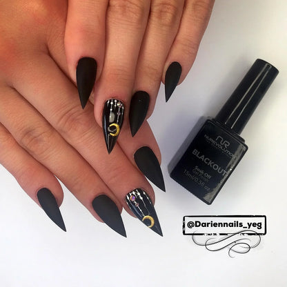 NuRevolution Trio Duo Gel &amp; Lacquer 002 Blackout