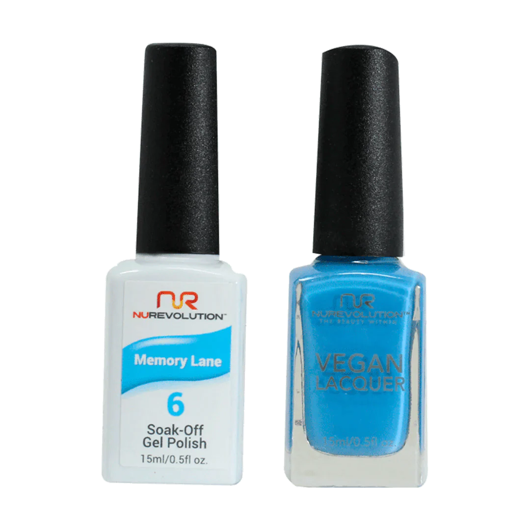 NuRevolution Trio Duo Gel &amp; Lacquer 006 Memory Lane