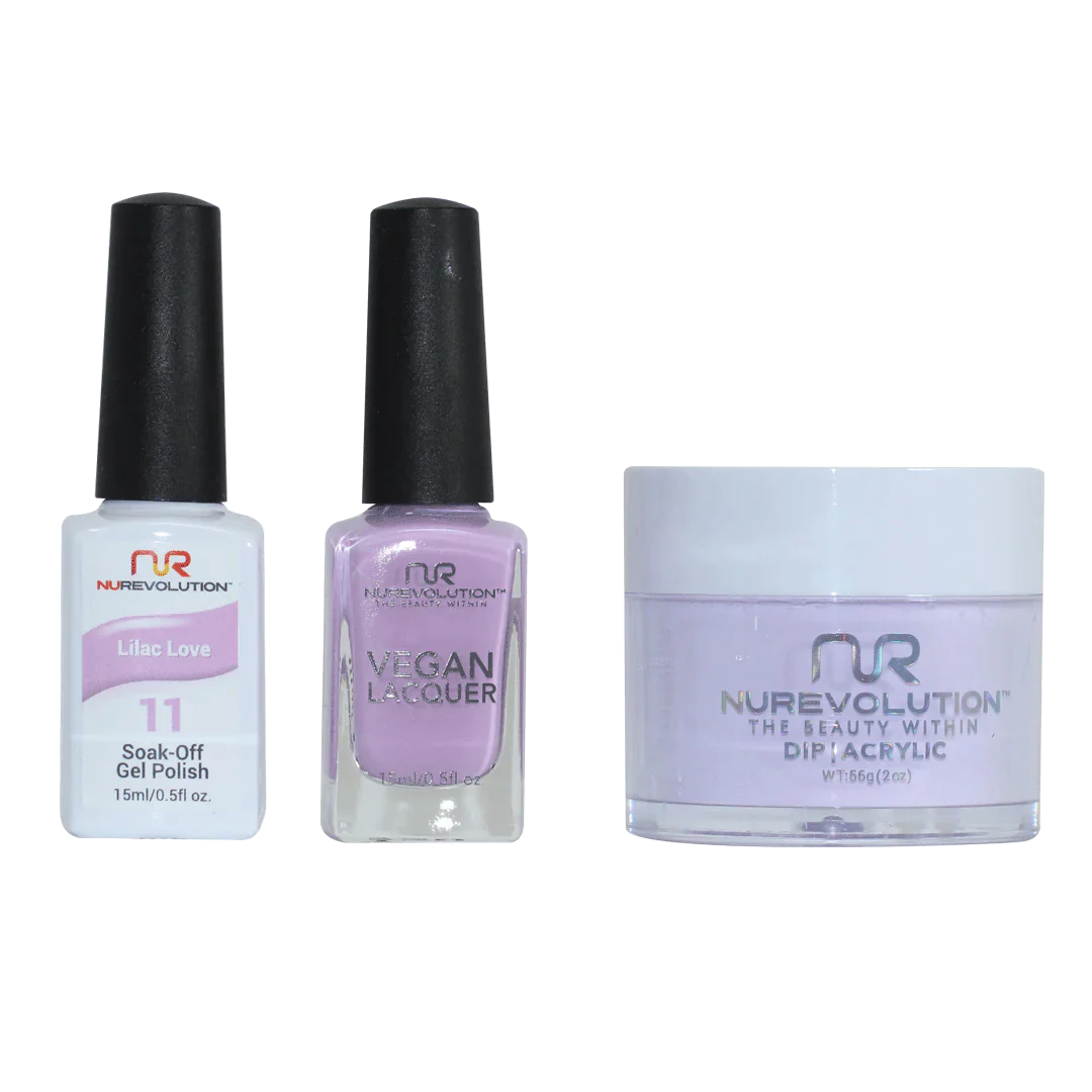 NuRevolution Trio set 011 Lilac Love