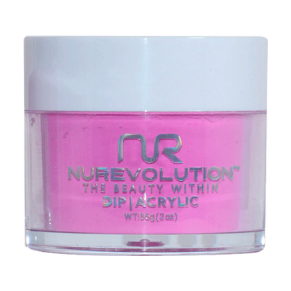 NuRevolution Trio Dip/Acrylic Powder 017 Fuchisia Pop