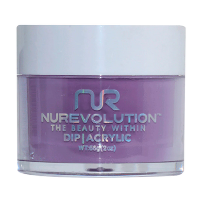 NuRevolution Trio Dip/Acrylic Powder 021 Purple Please