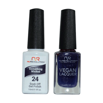 NuRevolution Trio Duo Gel &amp; Lacquer 024 Something Wicked