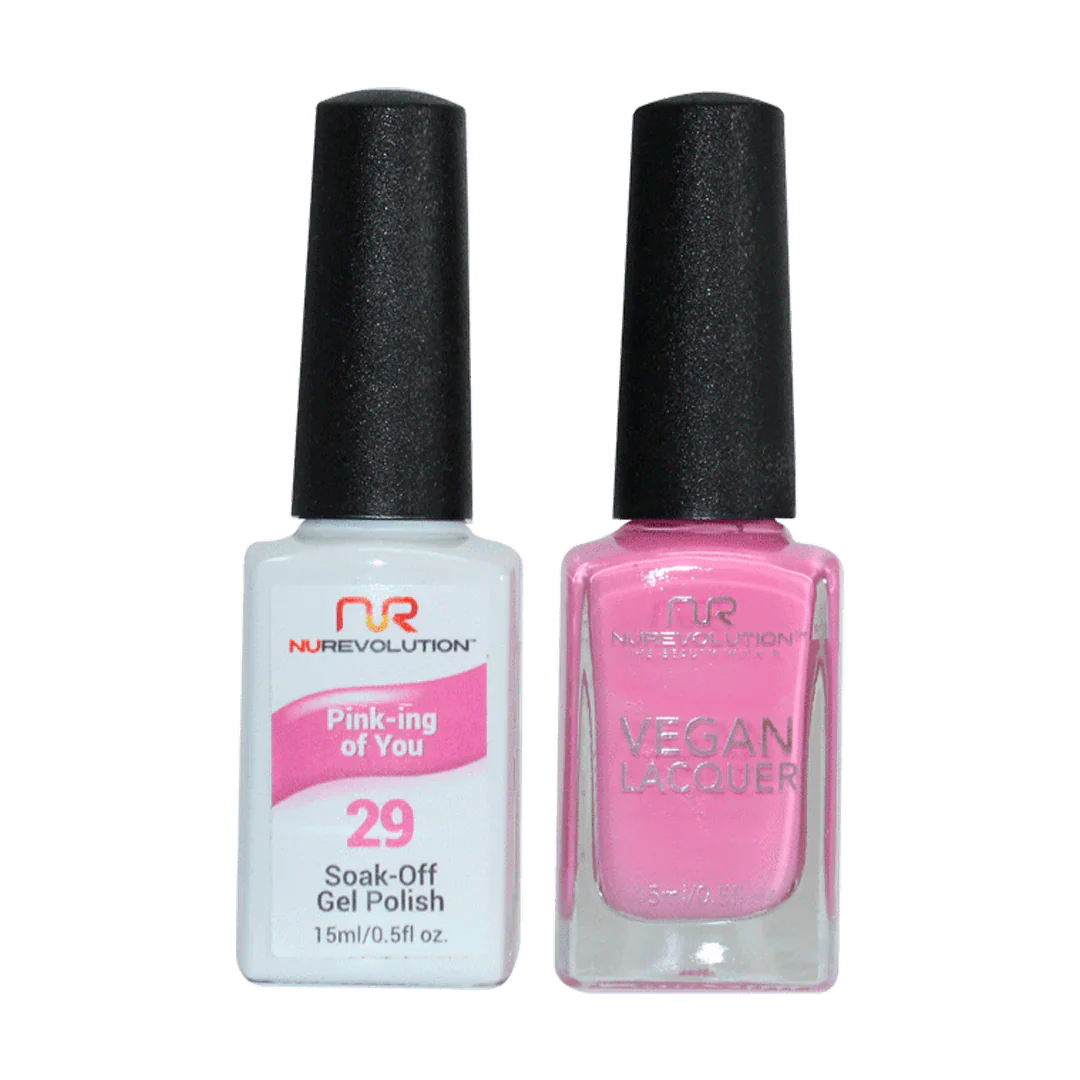 NuRevolution Trio Duo Gel &amp; Lacquer 029 Pink-ing Of You