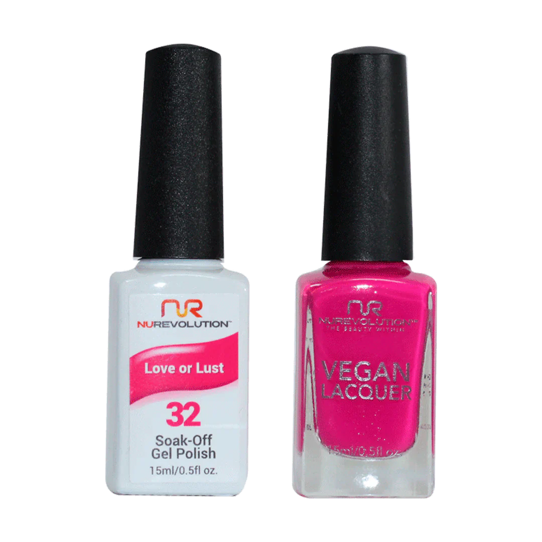 NuRevolution Trio Duo Gel &amp; Lacquer 032 Love Or Lust