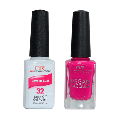 NuRevolution Trio Duo Gel &amp; Lacquer 032 Love Or Lust