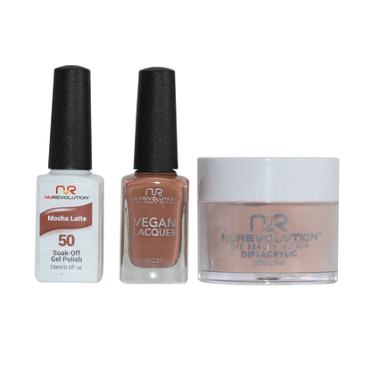 NuRevolution Trio set 050 Mocha Latte