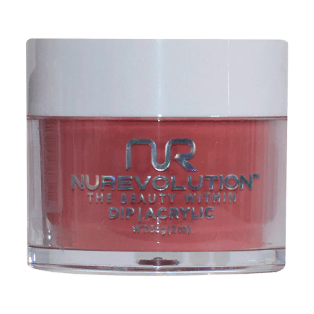 NuRevolution Trio Dip/Acrylic Powder 058 Royal Red