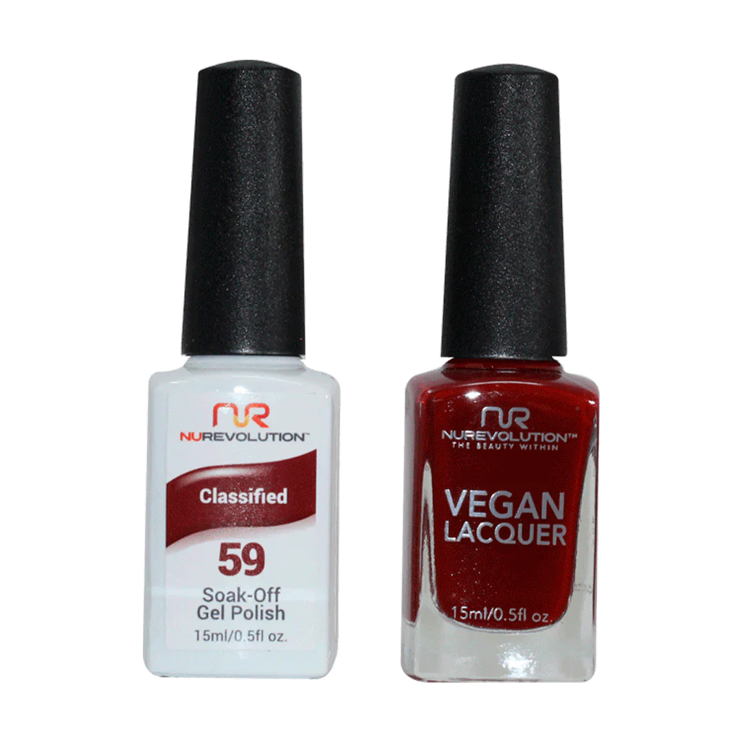 NuRevolution Trio Duo Gel &amp; Lacquer 059 Classified