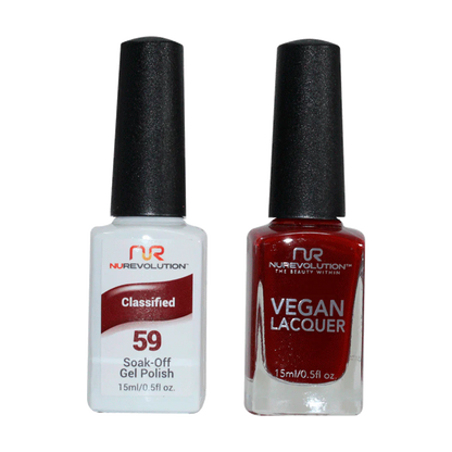 NuRevolution Trio Duo Gel &amp; Lacquer 059 Classified