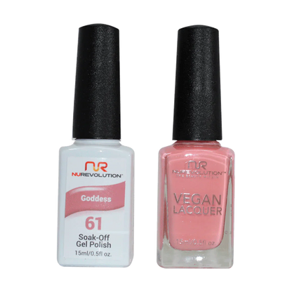 NuRevolution Trio Duo Gel &amp; Lacquer 061 Goddess