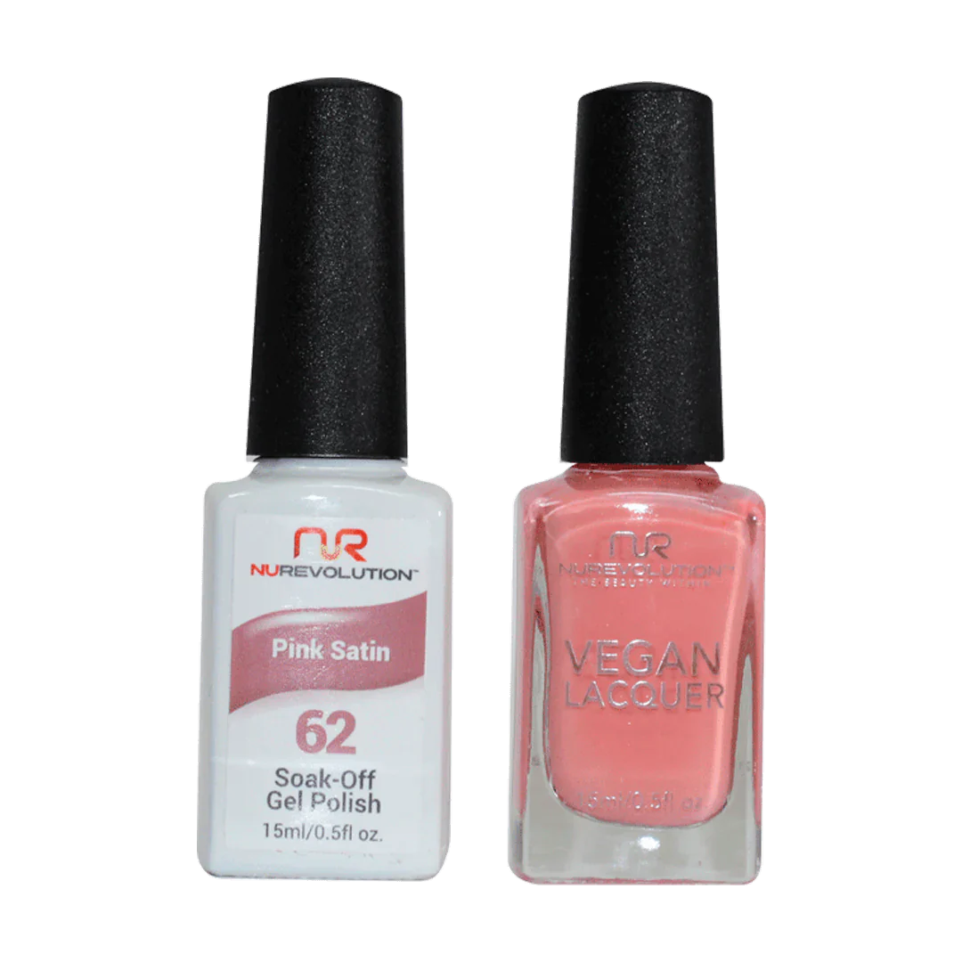 NuRevolution Trio Duo Gel &amp; Lacquer 062 Pink Satin