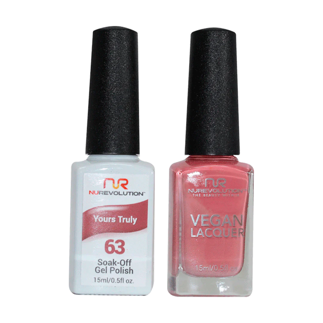 NuRevolution Trio Duo Gel &amp; Lacquer 063 Yours Truly