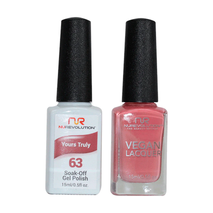 NuRevolution Trio Duo Gel &amp; Lacquer 063 Yours Truly