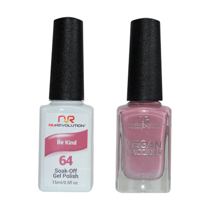 NuRevolution Trio Duo Gel &amp; Lacquer 064 Be Kind