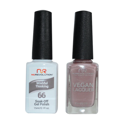 NuRevolution Trio Duo Gel &amp; Lacquer 066 Wishful Thinking