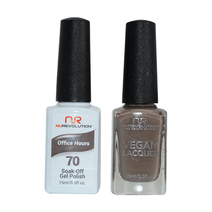 NuRevolution Trio Duo Gel &amp; Lacquer 070 Office Hour