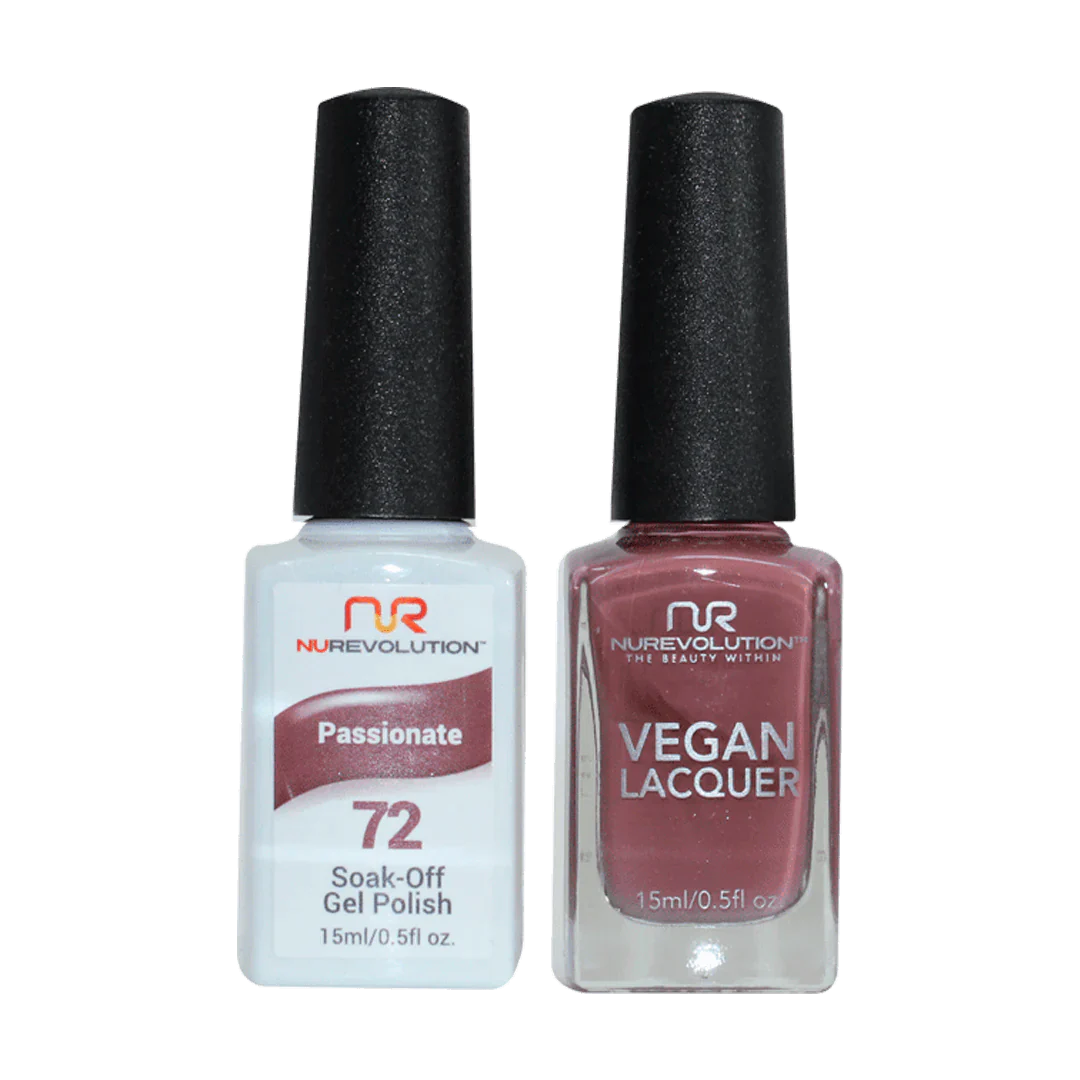 NuRevolution Trio Duo Gel &amp; Lacquer 072 Passionate