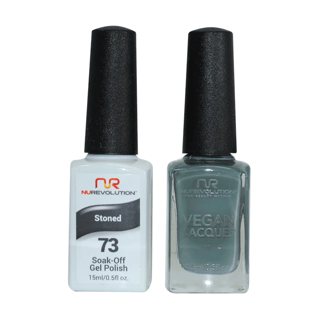 NuRevolution Trio Duo Gel &amp; Lacquer 073 Stoned