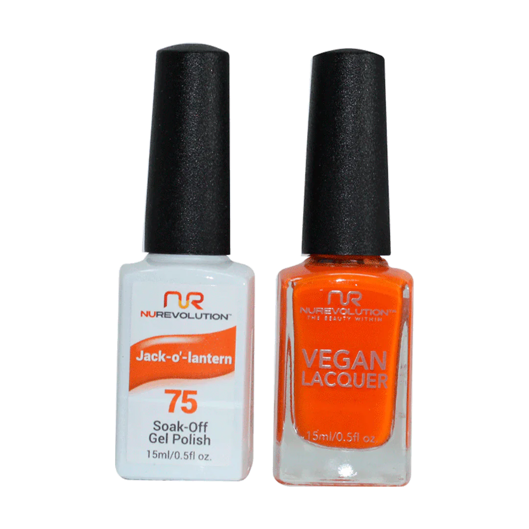 NuRevolution Trio Duo Gel &amp; Lacquer 075 Jack-o&