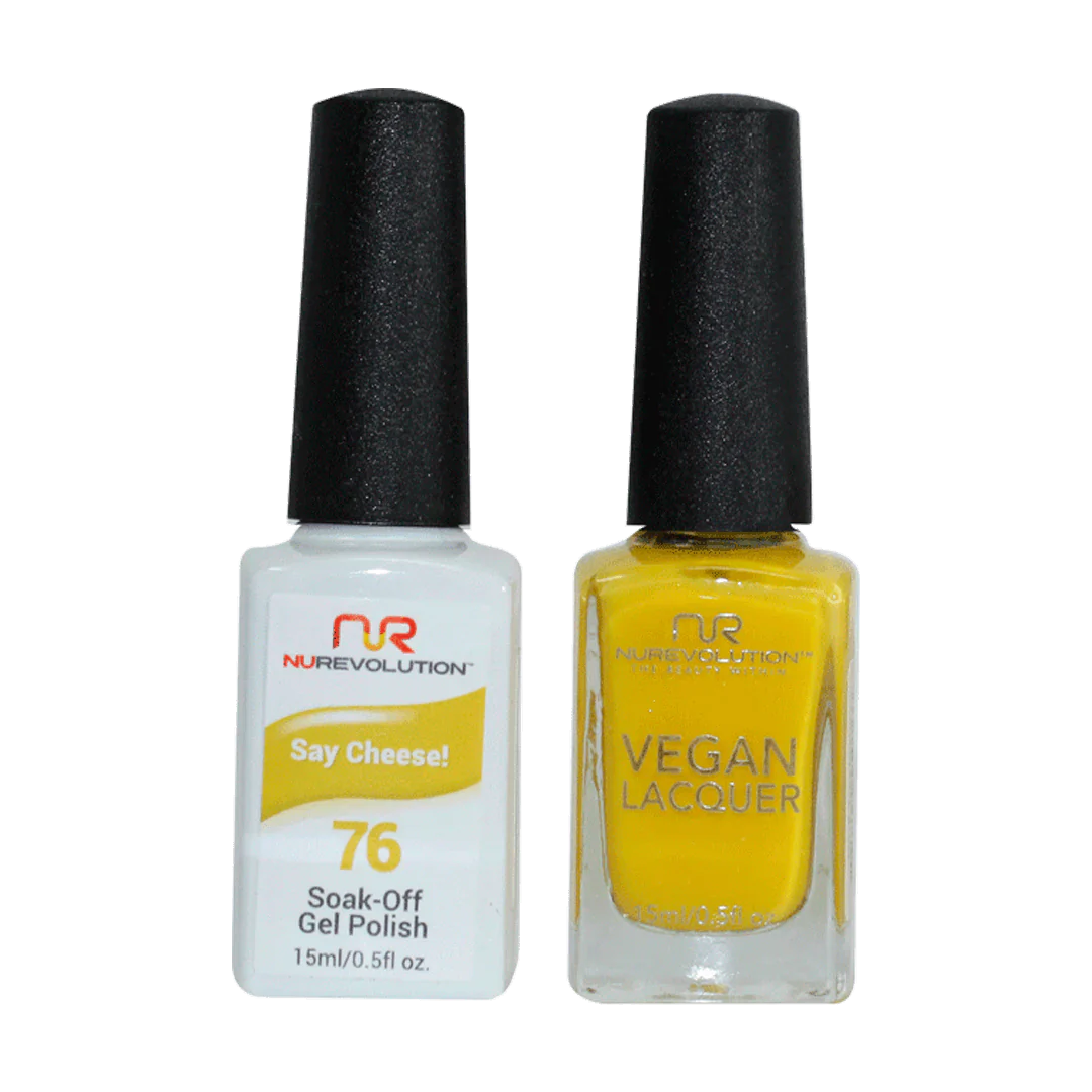 NuRevolution Trio Duo Gel &amp; Lacquer 076 Say Cheese!