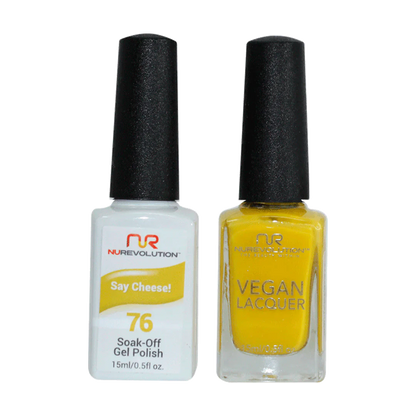 NuRevolution Trio Duo Gel &amp; Lacquer 076 Say Cheese!