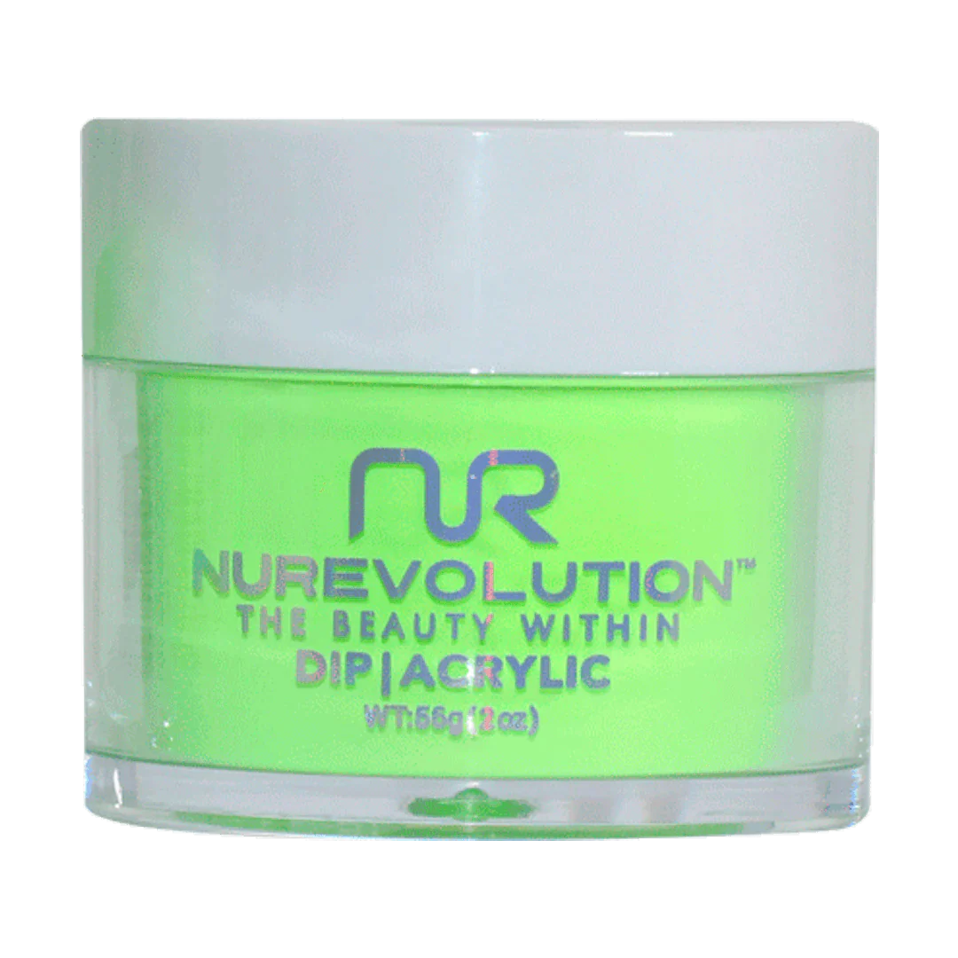 NuRevolution Trio Dip/Acrylic Powder 077 Limelight